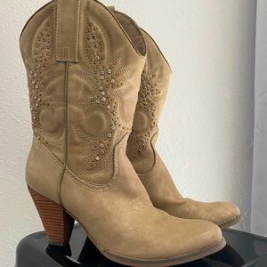 Western Boot with Rhinestone Studs